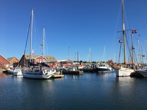 En sommeraften i Ålbæk Havn